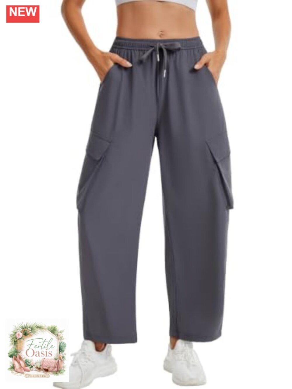 Women's Hiking Cargo Pants Barrel Leg Quick Dry Camping Travel Pant